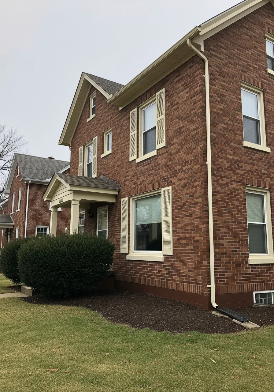 Greenville home exterior showing professional service work and quality property maintenance.